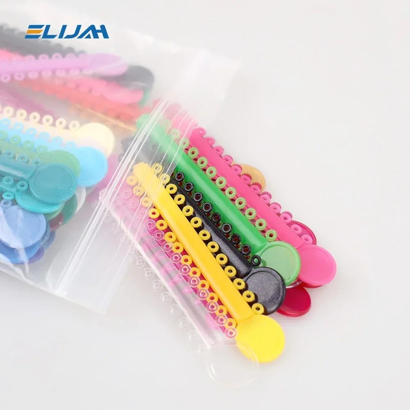1040pcs Dental Orthodontic Ligature Ties Braces Elastic Rubber Bands Mixed Color gallery