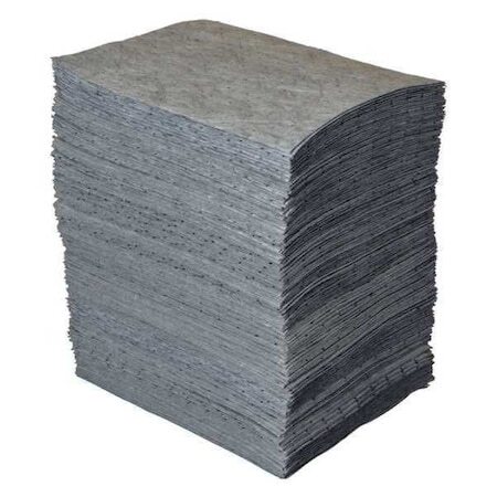 Brady Gp200 Sorbents, 44 Gal, 15 In X 19 In, Universal, Gray, Polypropylene