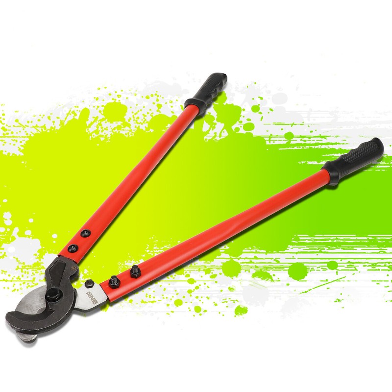 23″ Heavy Duty Steel Wire Rope Cable Cutter Cutting Tool w/ Rubber Grip Handles