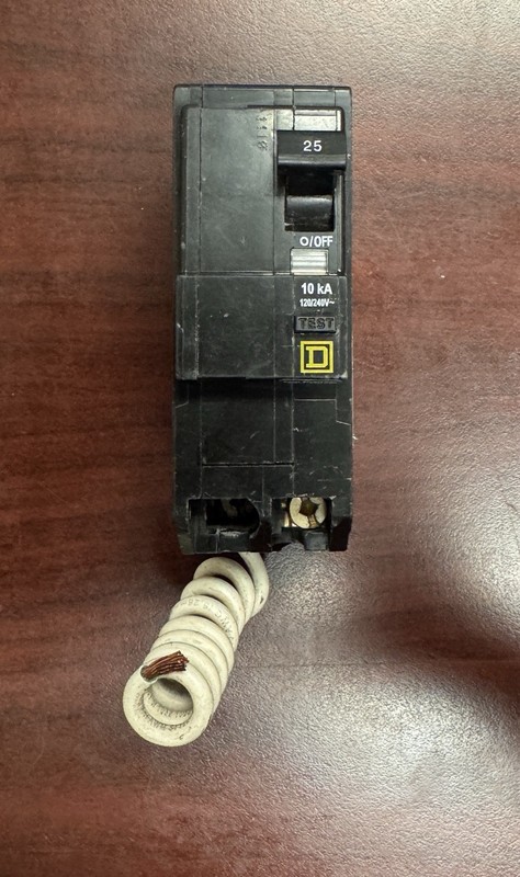 QO225EPD 2Pole 25Amp 120/240Volt Plug-in/Snap-on Equip. Protection NEW SQUARE D