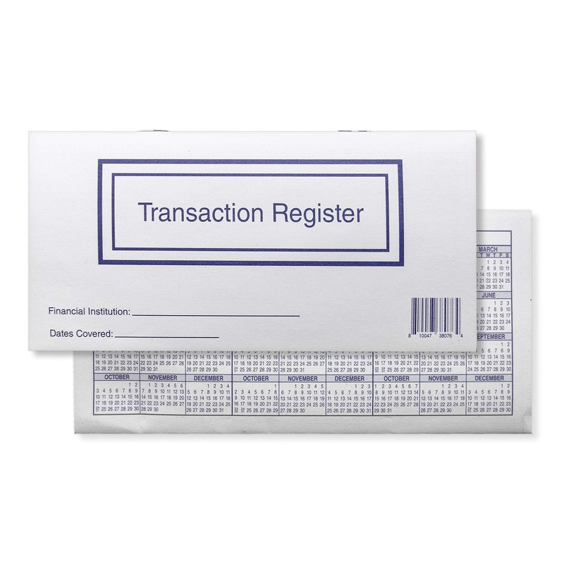 Pack of 10, 2025-2026-2027 Checkbook Registers for Personal Checkbook Ledgers