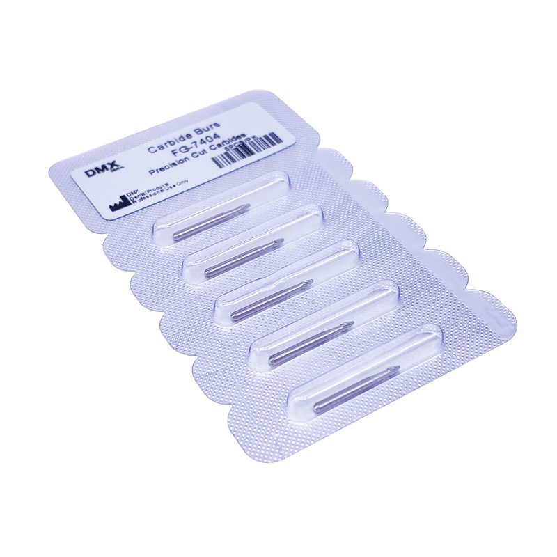 5Pcs Dental Tungsten Carbide Burs Trimming & Finishing Egg Football Bur FG 7404 gallery
