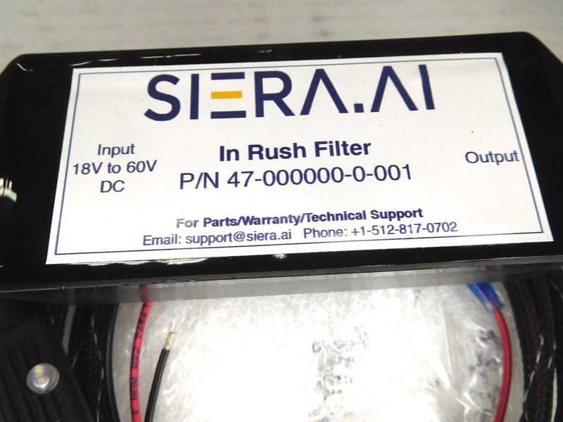 Siera.AI 47-000000-0-001 Forklift In Rush Filter 2A 18V-60V DC (012926) gallery