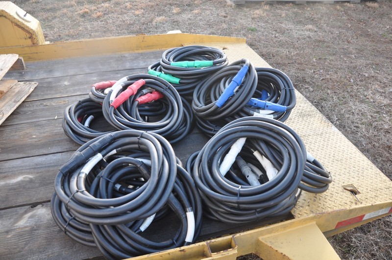 CAM LOCK 400amp POWER DISTRIBUTUION FEEDER Cable SETS 4/0 2000V 25 CABLES 25’LO