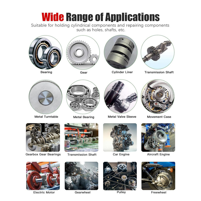Retaining Compound Green 620 Sleeve Retainer High Strength Cylindrical Metal Com gallery