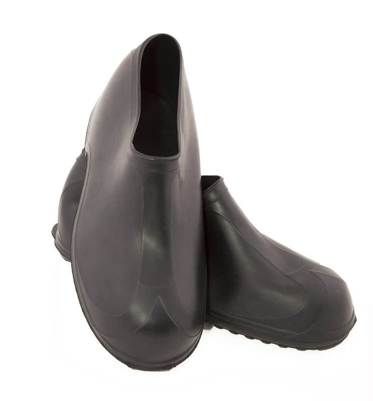 2300 Black PVC Rubber Waterproof Over Work Boots Shoes Rain Snow Galoshes SM-3XL gallery
