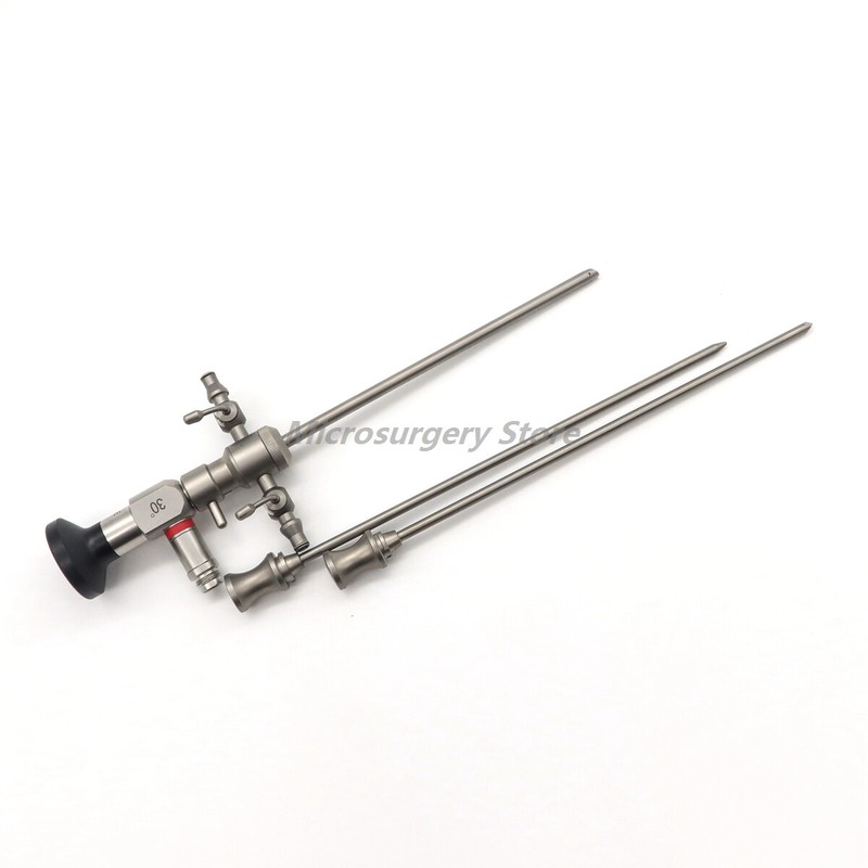 New Endoscope Φ4 x 175 mm 30 Degree Arthroscope Arthroscopic set With Trocar gallery
