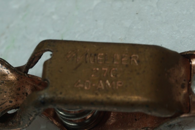 MUELLER 27C / 40 Amp Copper Alligator Clips QTY-50 -! gallery