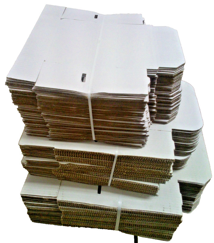 9x5x3 White Corrugated Shipping Mailer Packing Box Boxes 9" x 5" x 3" 50/bundle gallery