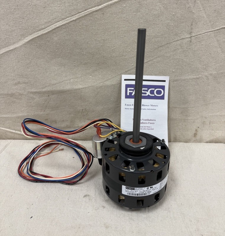 FASCO D290 Electric Motor Direct OEM Replacement 1/10 HP 1050 RPM 4-Speed 115 V