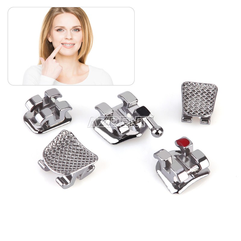 Dental Orthodontic Brackets Braces Mini Roth 022 Hook 345/1st Molar Buccal Tubes gallery