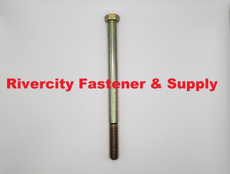 7/16-14 x 6-1/2 Hex Head Cap Screws 7/16×14 x 6.5 Bolts 7/16x14x6-1/2 Grade 8