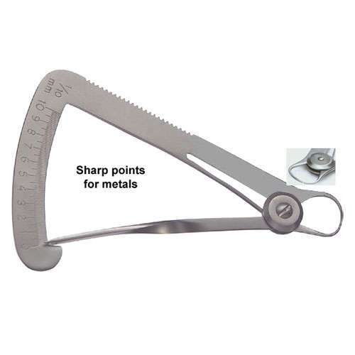JSP Iwanson Crown Gauge for Metal with Pointed Tips
