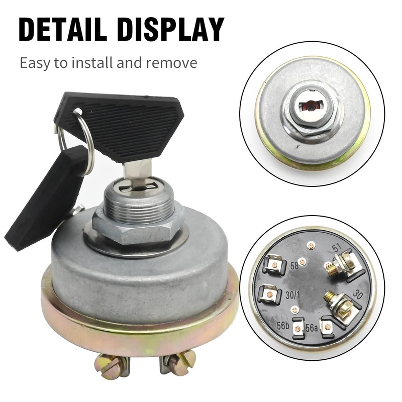 TX10953 Ignition Key Switch for Long Tractor 260 310 320 350 360 445 460 510 ... gallery