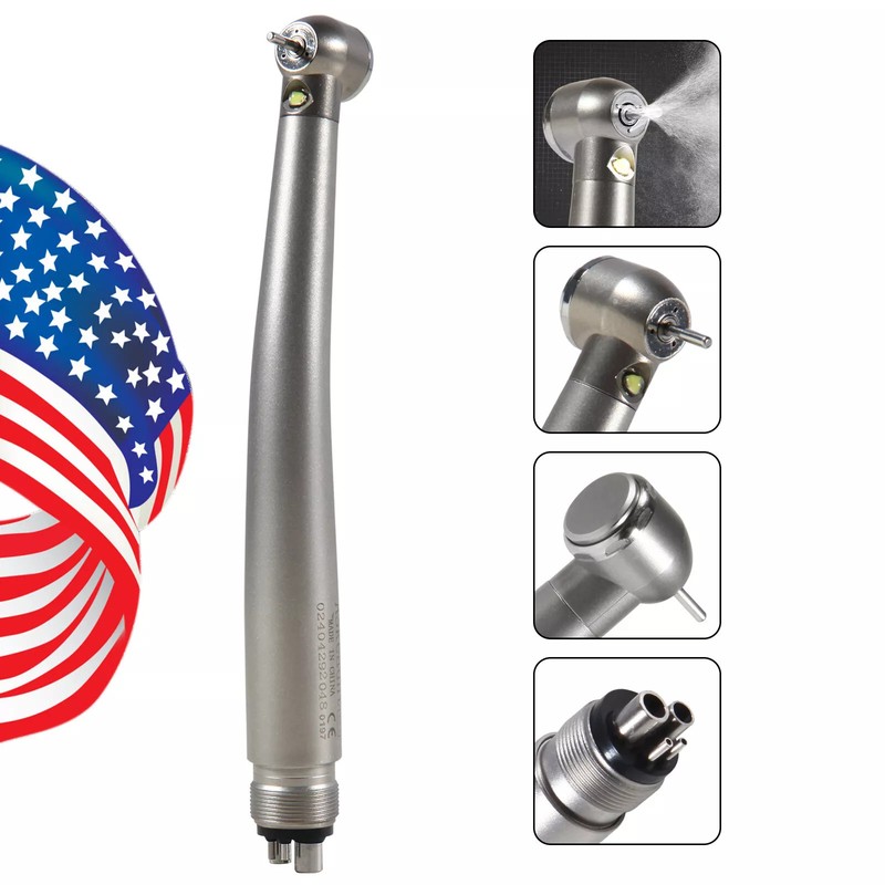 10 Dental High Speed Air Turbine Handpiece Push Button 4Hole NSK Style CE SEASKY gallery