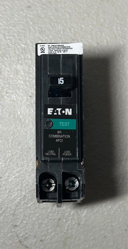 10 PCS Eaton BRP115AF 120/240V 15A Single Phase Circuit Breakers gallery
