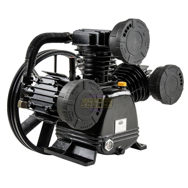 5 – 7.5 HP Replacement Air Compressor Pump Single Stage 3 Cylinder 17.5 CFM Max