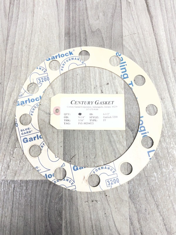 Garlock 3200 Blue-Gard Flange Gasket 9-1/4”x6-1/2”x1/16” #4022K160