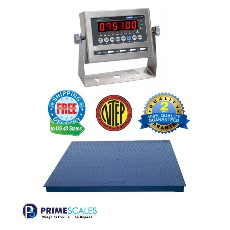 New 5 Year Warranty 1,000 lb 2×2 Pallet Floor Scale Warehouse NTEP Legal 4 Trade