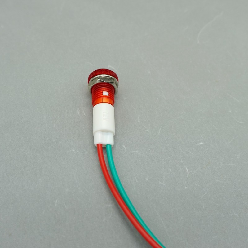 10Pcs 12V DC/AC 10mm RED Panel Mounting LED Indication Signal Pilot Lights USKY3 gallery