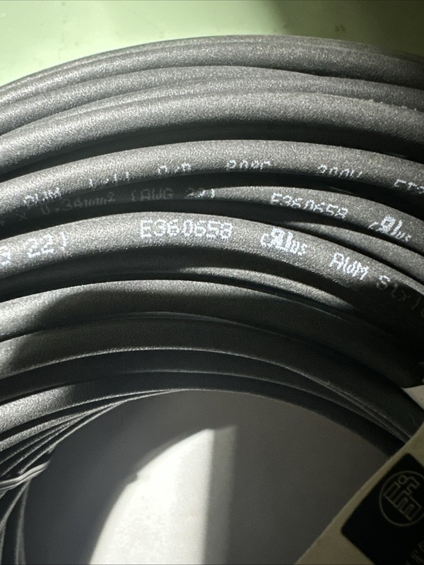 EFECTOR CABLE/100M/ PUR/4X0,34/BK-E11686 / CABLE100MPUR4X034BKE11686 (BRAND NEW) gallery