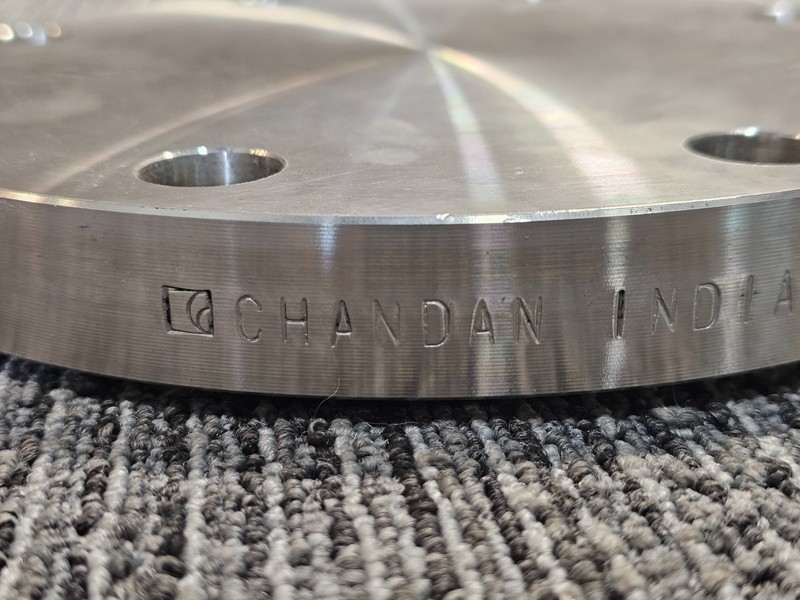 Chandan India 4” BLRF #150 B16.5 F316/316L SA/A182 CH-23441, 9" Dia Blind Flange gallery