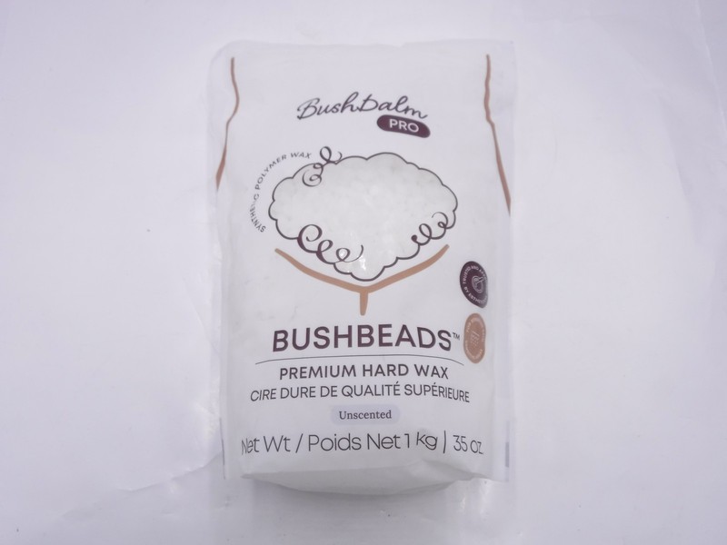 Bushbalm Pro Bushbeads Premium Hard Wax 35 OZ Unscented EXP 06/2028