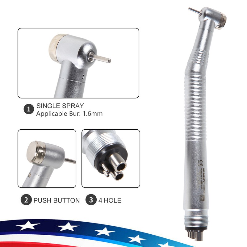 10* NSK PANA MAX Style Dental High Speed Handpiece Push Button 4Hole Air Turbine gallery