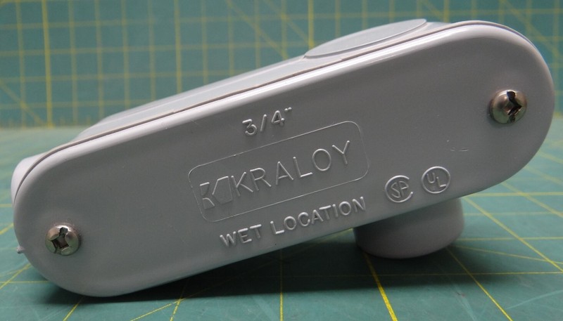 Kraloy LR07 PVC Condulet Cover 3/4-Inch gallery