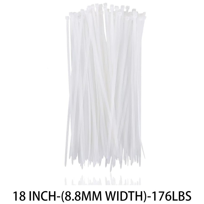 Cable Zip Ties Nylon Wire Ties Tensile Strength Self-Locking Nylon Tie Straps