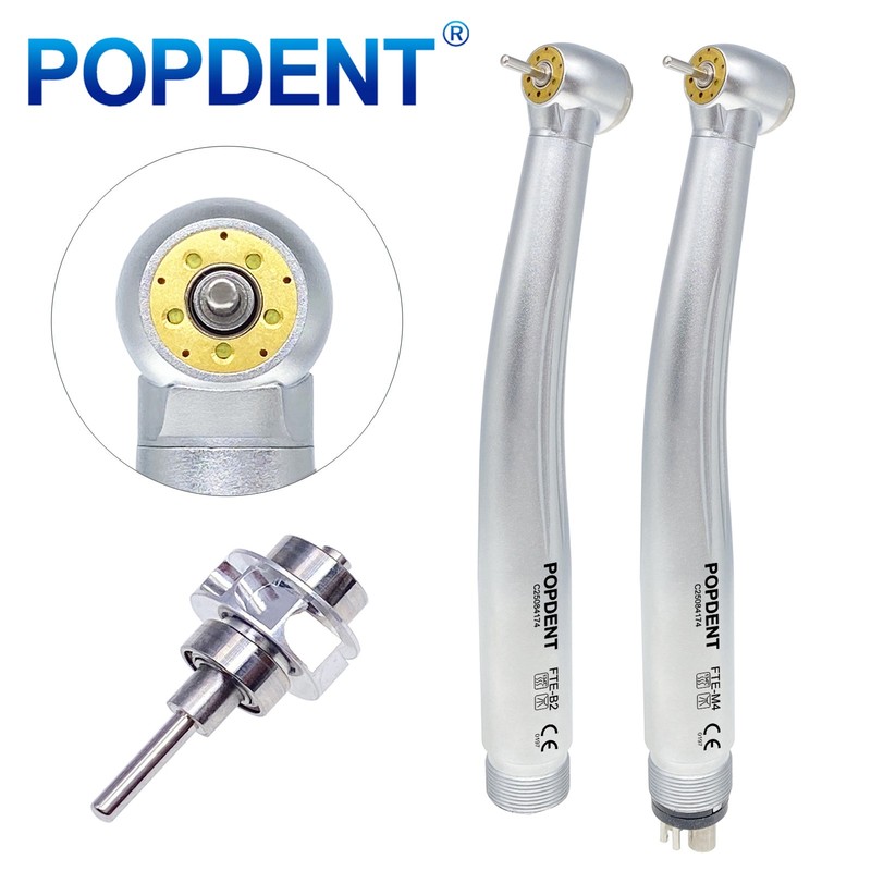 Dental OLED 5 Light LED E-Generator High Speed Handpiece Fiber Optic 2/4 Hole gallery