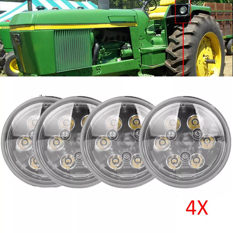 4PCS 4.5″ LED Fender Work Light For John Deere 4040, 4240, 4440, 4640, 4840 USA