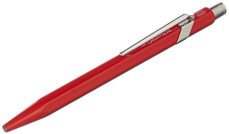 Caran Dache 849 Metal Pen Ballpoint Red Red Cartridge 849.020