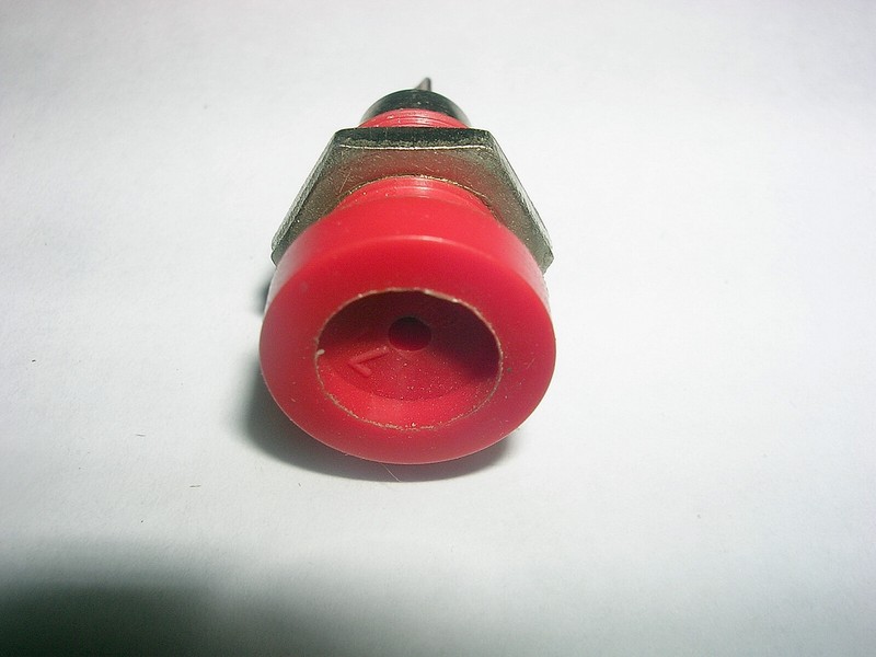 HH SMITH 241-102 PHONE TIP JACK PANEL MOUNT RED OR BLACK LOT OF (2) gallery