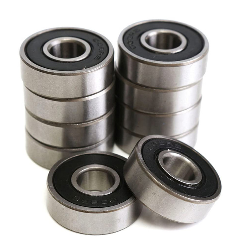 10Pack 608-2RS Ball Bearing Two Rubber Sealed Chrome Skateboard 8x22x7 gallery