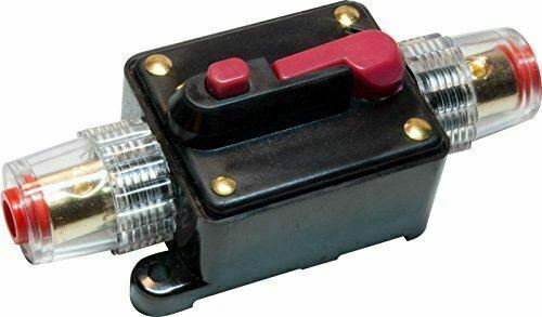 IMC Audio 200 Amp Audio Inline Circuit Breaker 12V w/ Manual Reset Fuse 4 6 8 Ga