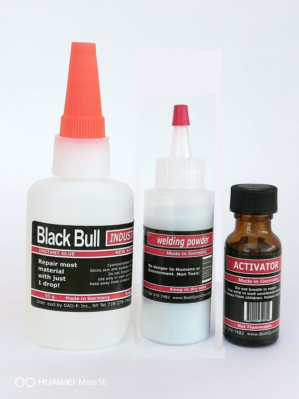 German Glue Industrial Kit3 Bonds Any Material METAL PLASTIC WOOD CERAMIC GLASS
