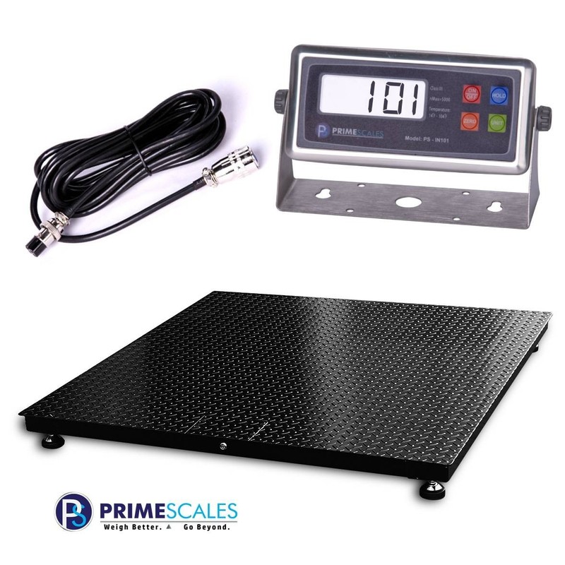 New 5 Year Warranty Pallet Scale 40×40 Floor Scale 40″ x 40″ Heavy Duty 5,000 lb
