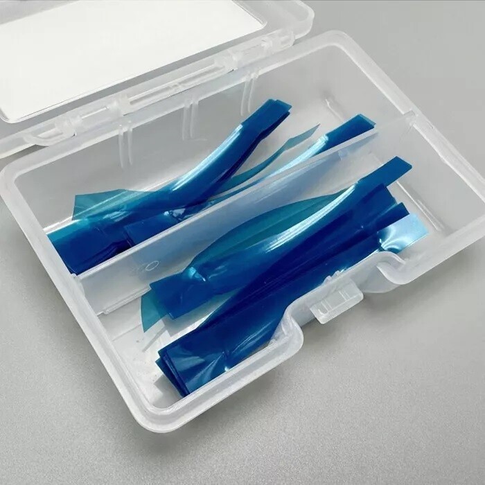 Dental Blue Strip M8 Contoured Anterior Matrix Restoration Matrices 0.05mm gallery