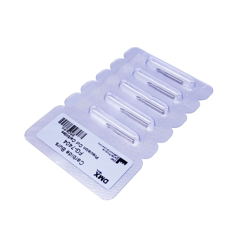 5Pcs Dental Tungsten Carbide Burs Trimming & Finishing Egg Football Bur FG 7404 gallery
