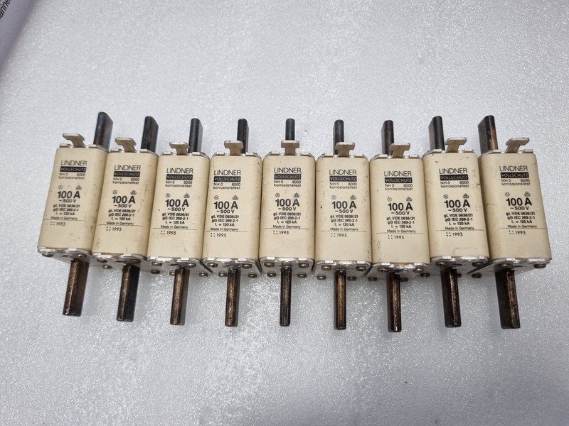 Lindner NH0 8000 Fuse Insert 100A ~500V gallery