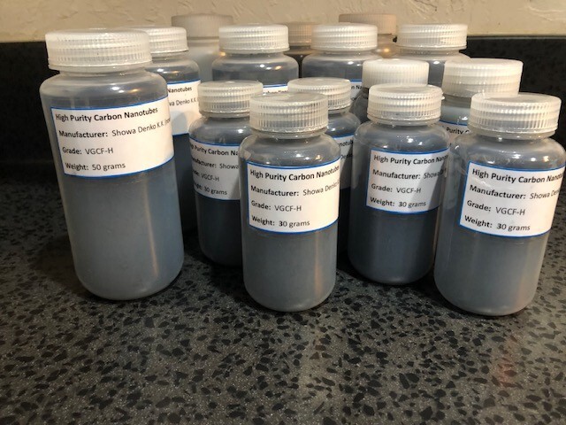 High Purity Carbon Nanotubes 4µm Length Powder, 30 grams gallery