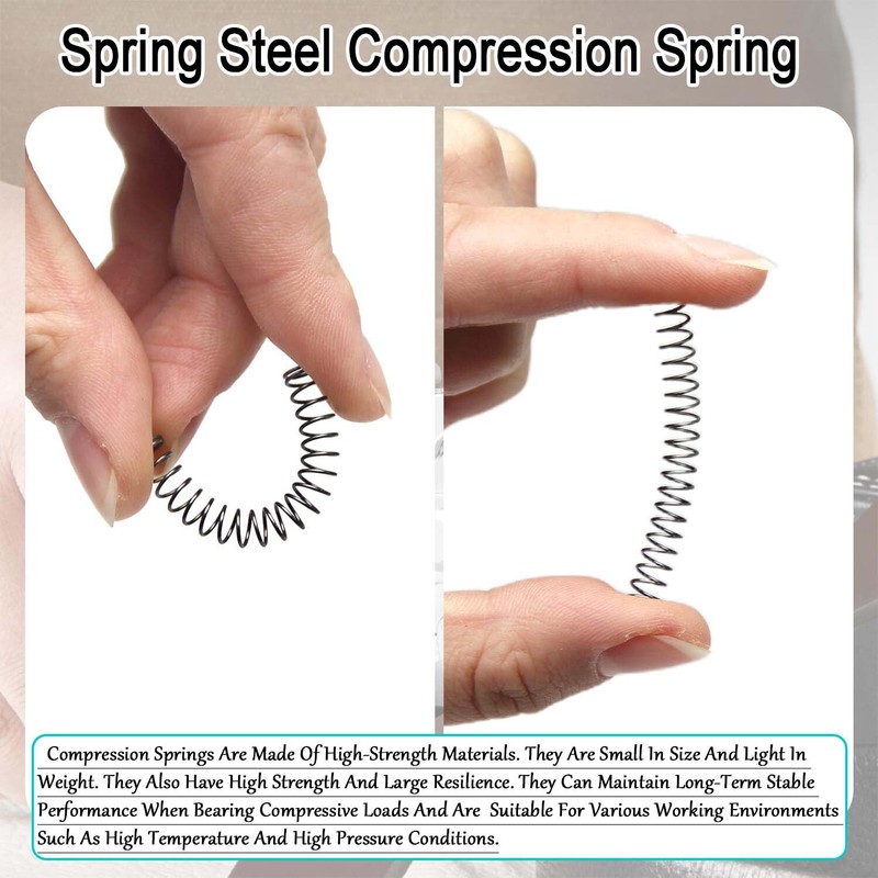 Compression Spring Steel 0.4mm Wire Dia 3mm - 10mm OD Small Pressure Springs gallery