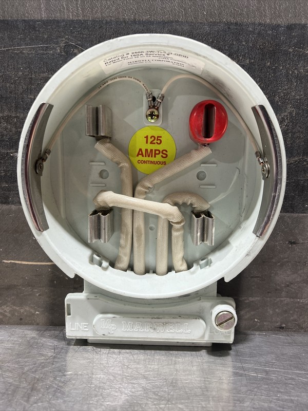 Nos Surplus Marwell Base Adapter- 2500-3W-125-N- GRID rated for 160A Service