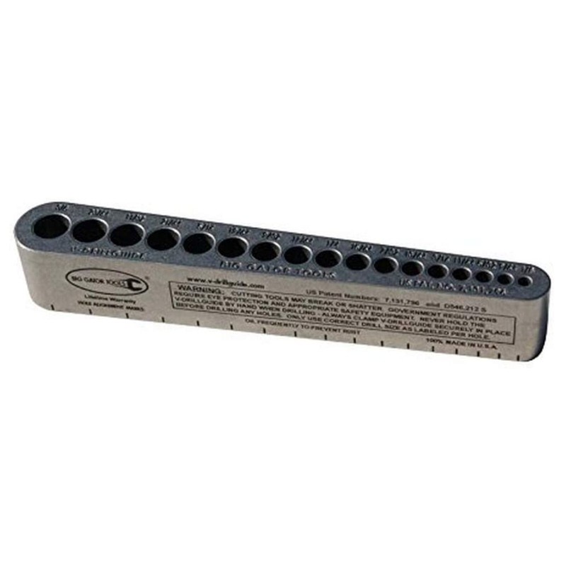 Big Gator Tools STD1000DGNP V-Drill Guide Standard 1/8” thru 3/8”