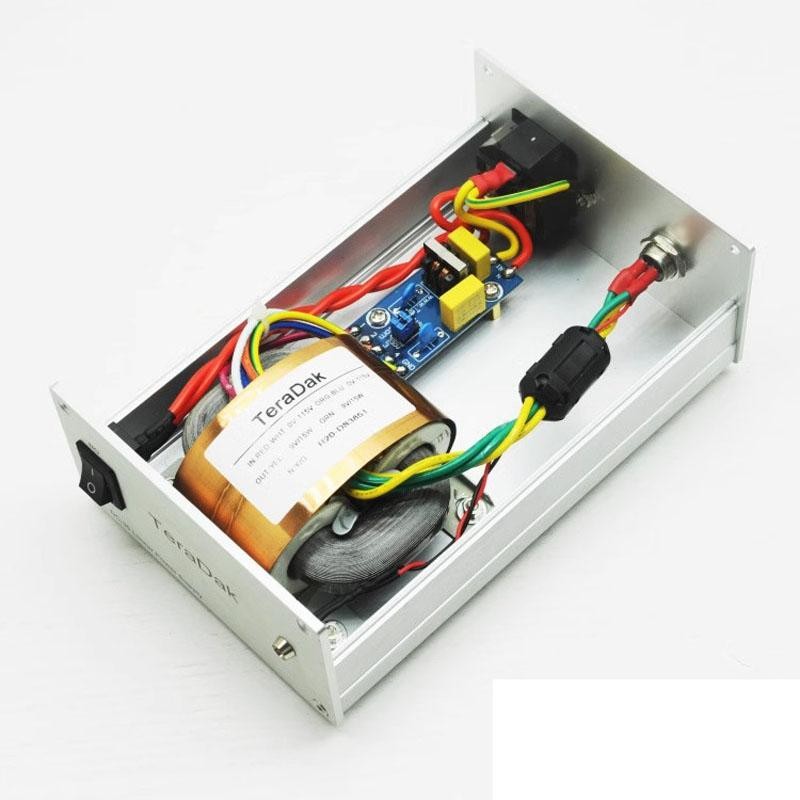 AC110V 220V TeraDak DC-30 Audiophile Linear Power Supply Regulated HIfi 9V 2A gallery