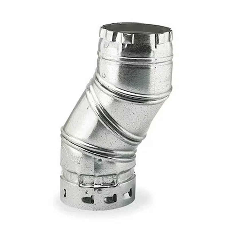 AMERICAN METAL PRODUCTS 3EAL ADJUSTABLE VENT ELBOW 3″ ALUMINUM 90 DOUBLE WALL