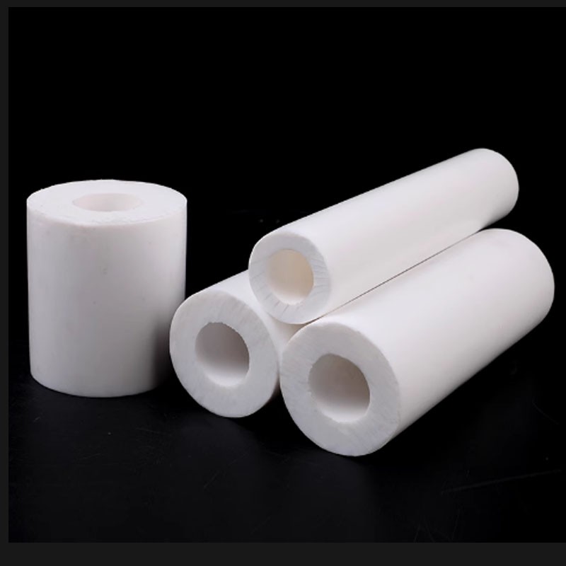 450mm Length 18/19/20/21/22/23/23.5mm OD White Color PTFE Tube Hollow Round Pipe gallery
