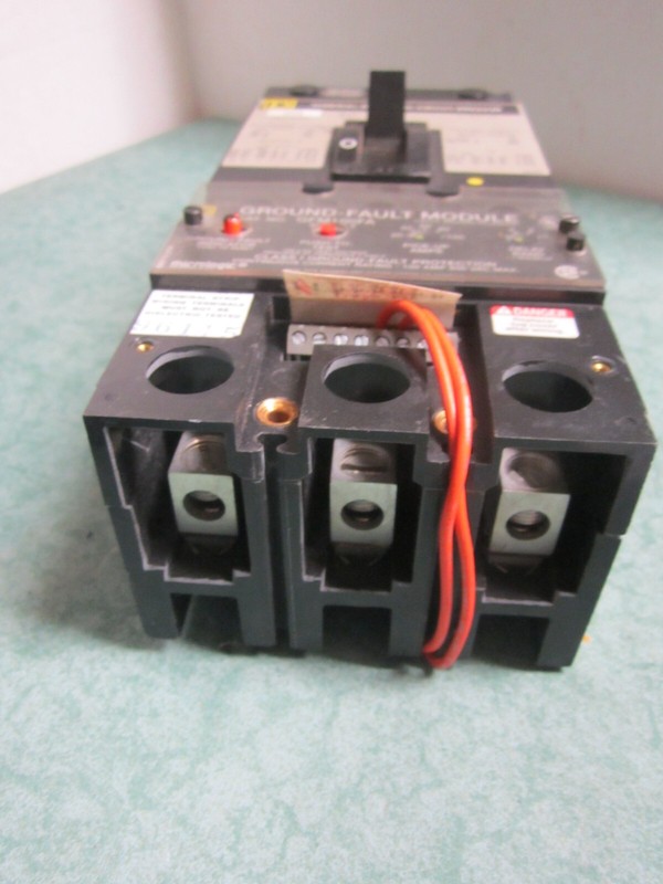Square D FAL34030G Thermal-Magnetic Breaker W/Ground Fault Shunt Trip 30A 480V gallery