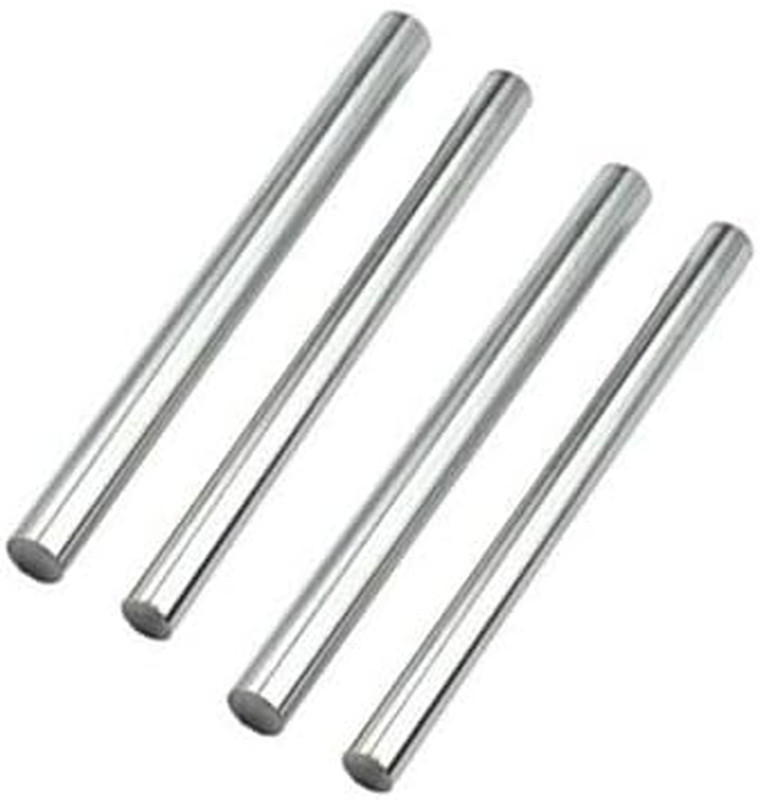 4PCS Pure Zinc Rod 100Mm X 10Mm, High Pure Zinc Rods, High Purity 99.995%, Lengt